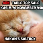 Table Top Sale 6 November